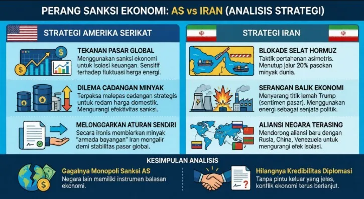 Bagaimana Iran Menggunakan "Senjata Ekonomi" untuk Menjinakkan Tekanan Donald Trump