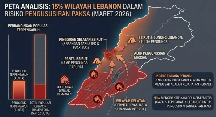 Saat Evakuasi di Lebanon Menjadi Kedok Pembersihan Etnis Berbasis Agama